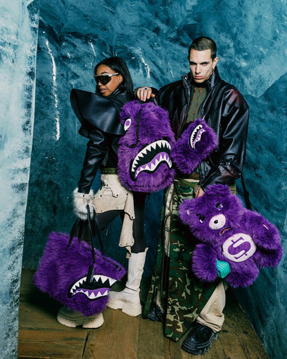 FURZILLA SHARK (PURP) TOTE | Sprayground US
