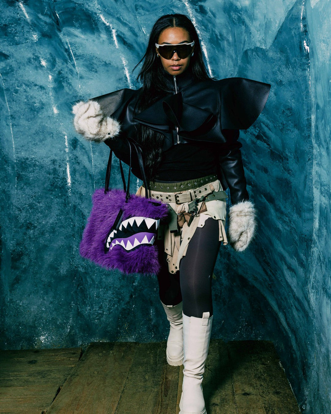 FURZILLA SHARK (PURP) TOTE | Sprayground US