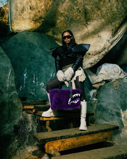 FURZILLA SHARK (PURP) TOTE | Sprayground US