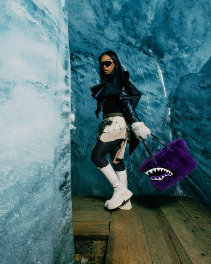 FURZILLA SHARK (PURP) TOTE | Sprayground US