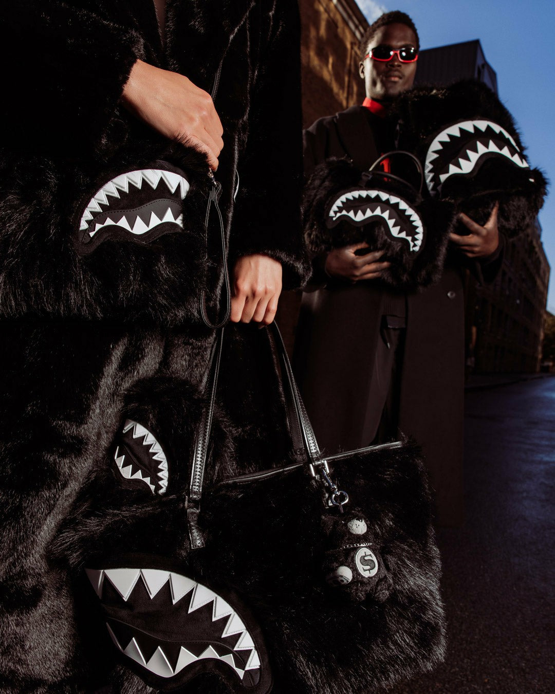 FURZILLA SHARK (NIGHT) TOTE | Sprayground Discount