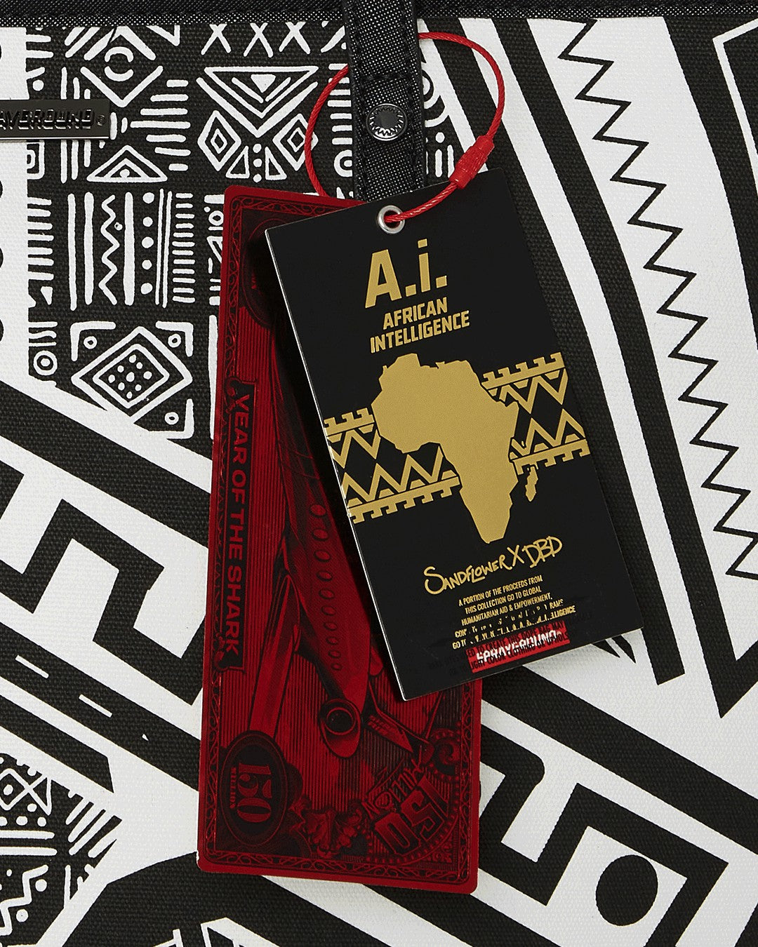 A.I. AFRICAN INTELLIGENCE THE SKYHAWK WING TOTE - SANDFLOWER COLLAB | Sprayground US