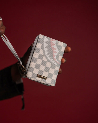 KNIT SHARKS IN PARIS IN CREAM WALLET | Sprayground Clearance