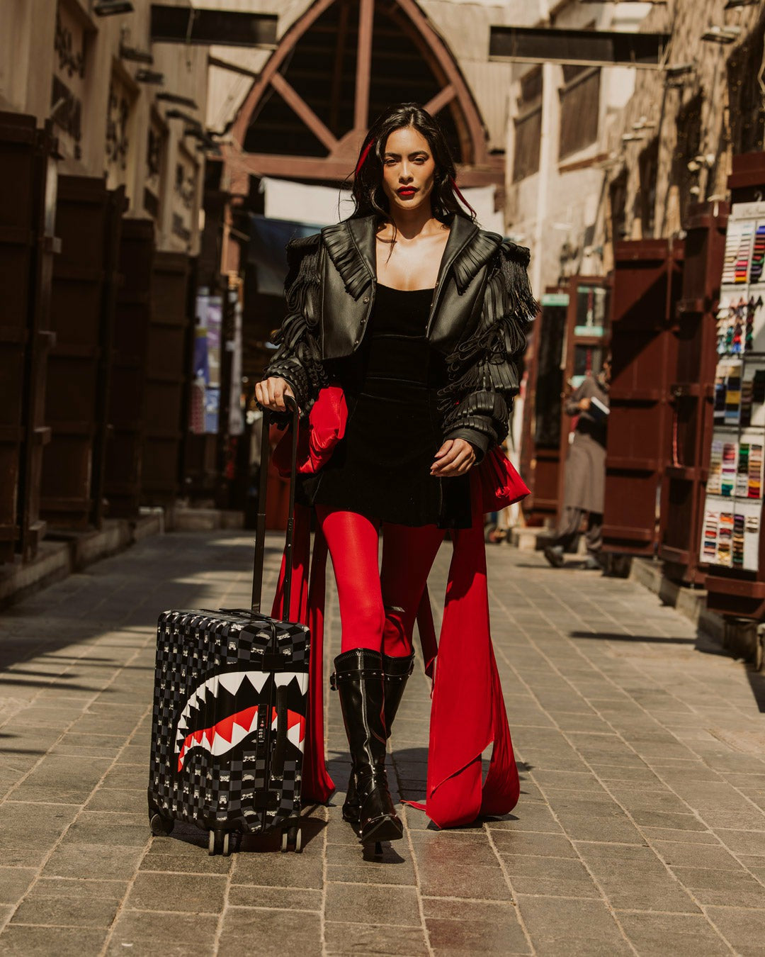 SHARK MOB HIDEOUT CARRY-ON LUGGAGE | Sprayground Near Me