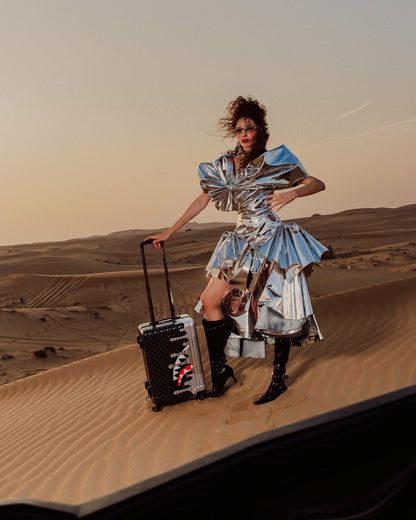 CHROME SPECTRE CARRY-ON LUGGAGE | Sprayground Discount