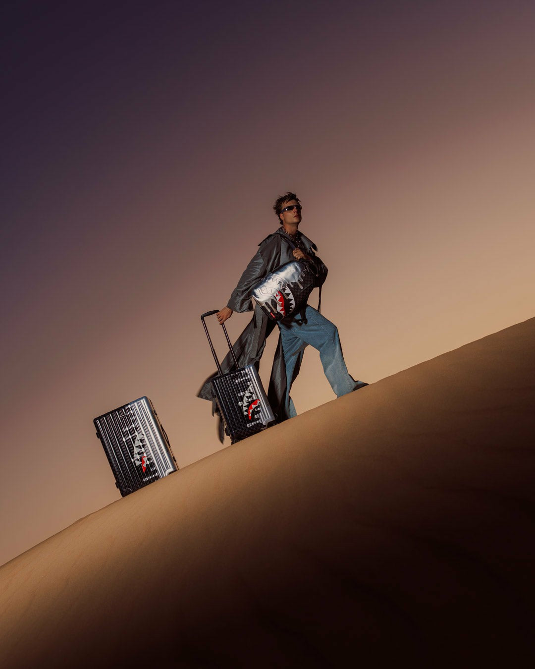CHROME SPECTRE CARRY-ON LUGGAGE | Sprayground Discount