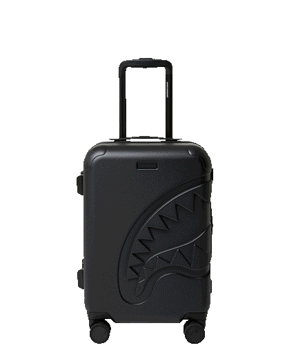 THE JOURNEY BEGINS SHARKITECTURE CARRY-ON LUGGAGE BLACK WITH EXTRA STI | Sprayground Discount