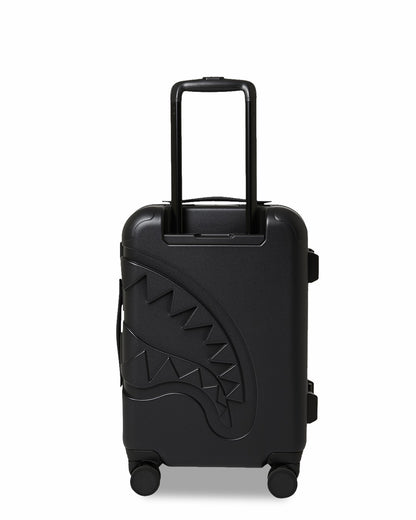 THE JOURNEY BEGINS SHARKITECTURE CARRY-ON LUGGAGE BLACK WITH EXTRA STI | Sprayground Discount