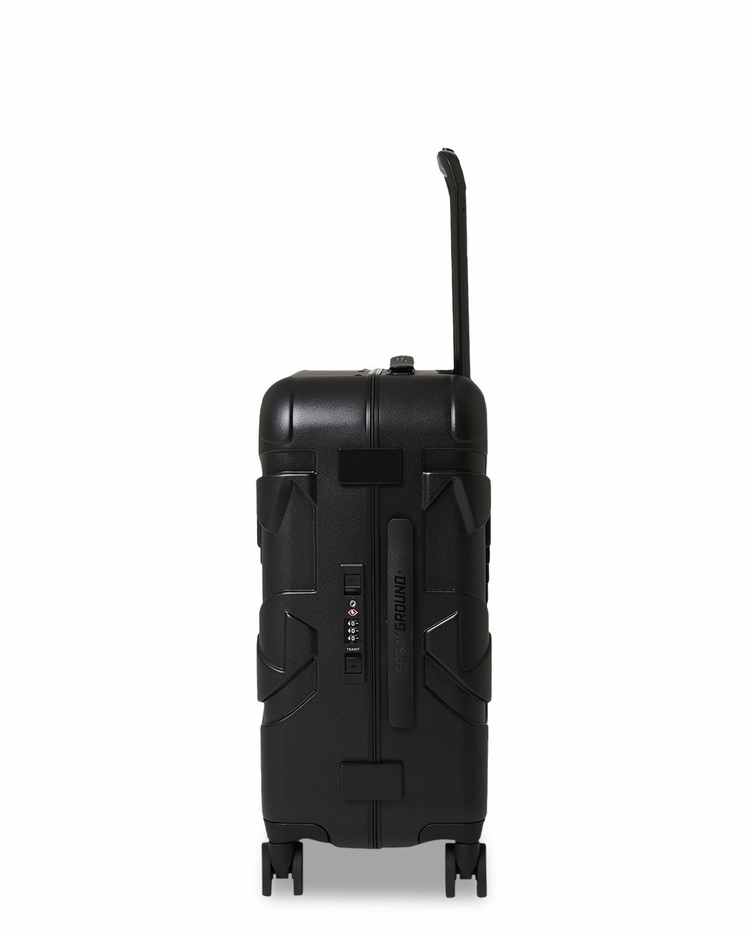 THE JOURNEY BEGINS SHARKITECTURE CARRY-ON LUGGAGE BLACK WITH EXTRA STI | Sprayground Discount
