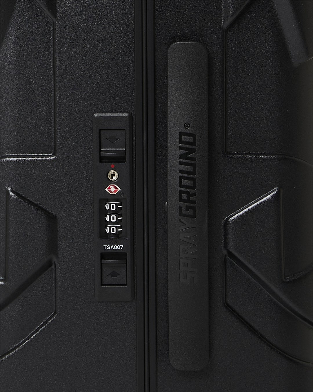 THE JOURNEY BEGINS SHARKITECTURE CARRY-ON LUGGAGE BLACK WITH EXTRA STI | Sprayground Discount
