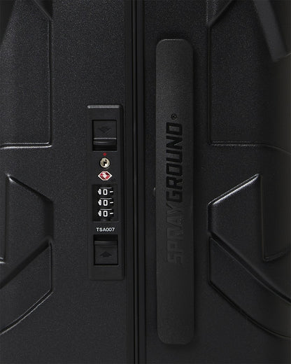 THE JOURNEY BEGINS SHARKITECTURE CARRY-ON LUGGAGE BLACK WITH EXTRA STI | Sprayground Discount