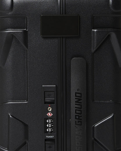THE JOURNEY BEGINS SHARKITECTURE CARRY-ON LUGGAGE BLACK WITH EXTRA STI | Sprayground Discount