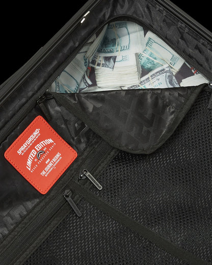 THE JOURNEY BEGINS SHARKITECTURE CARRY-ON LUGGAGE BLACK WITH EXTRA STI | Sprayground Discount