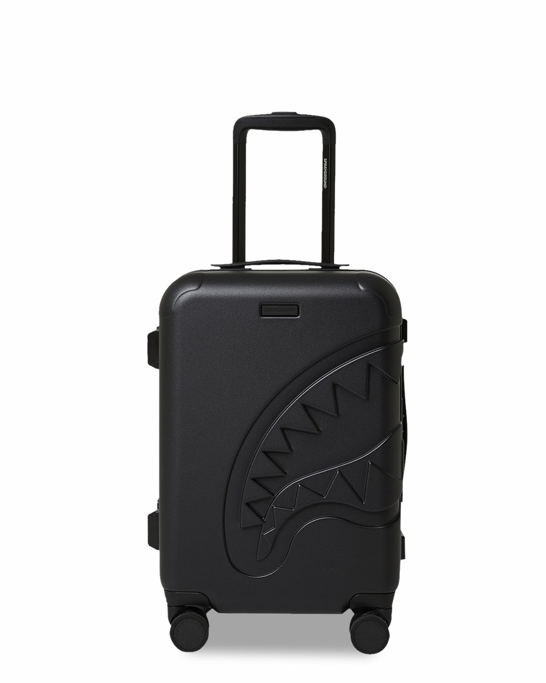 THE JOURNEY BEGINS SHARKITECTURE CARRY-ON LUGGAGE BLACK WITH EXTRA STI | Sprayground Discount