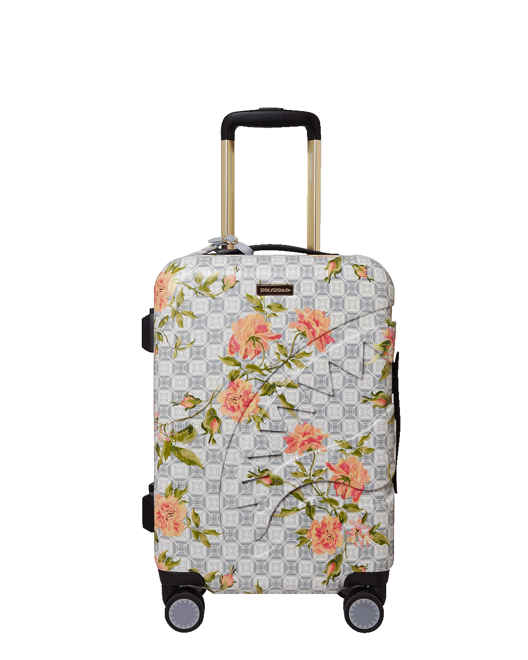 A.I. AFRICAN INTELLIGENCE ELEGANT ENERGY SHARKITECTURE CARRY-ON LUGGAG | Sprayground for sale