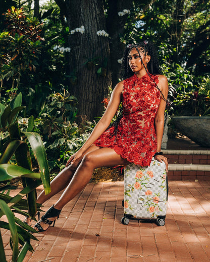 A.I. AFRICAN INTELLIGENCE ELEGANT ENERGY SHARKITECTURE CARRY-ON LUGGAG | Sprayground for sale