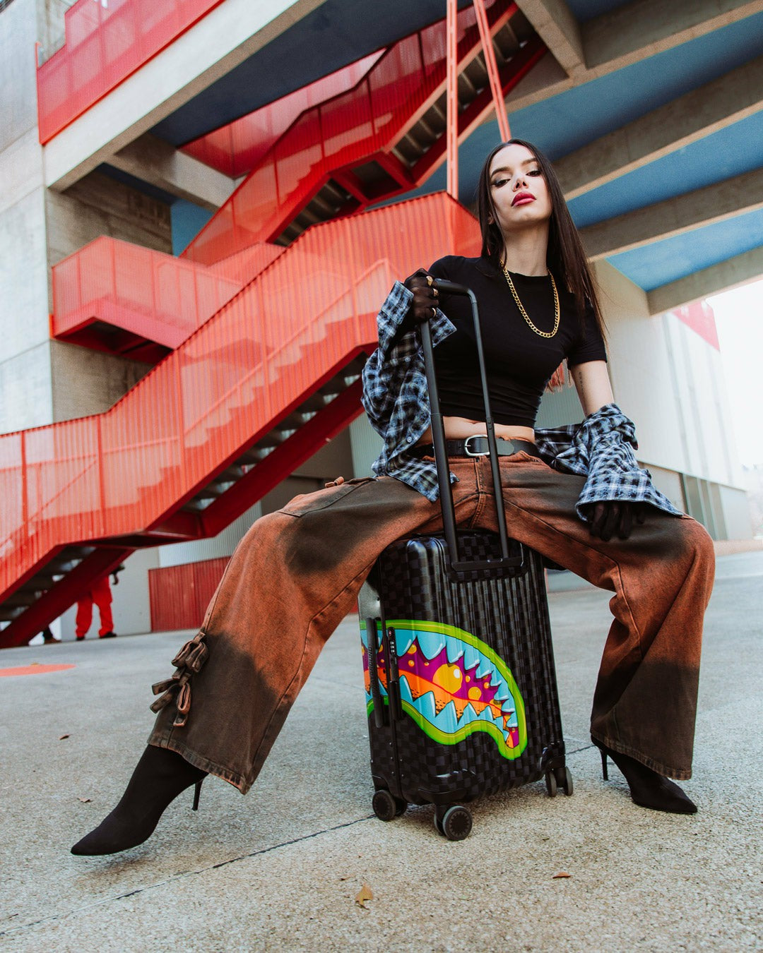 SLIME TAKEOVER HARD SHELL CARRY-ON LUGGAGE | Sprayground Discount