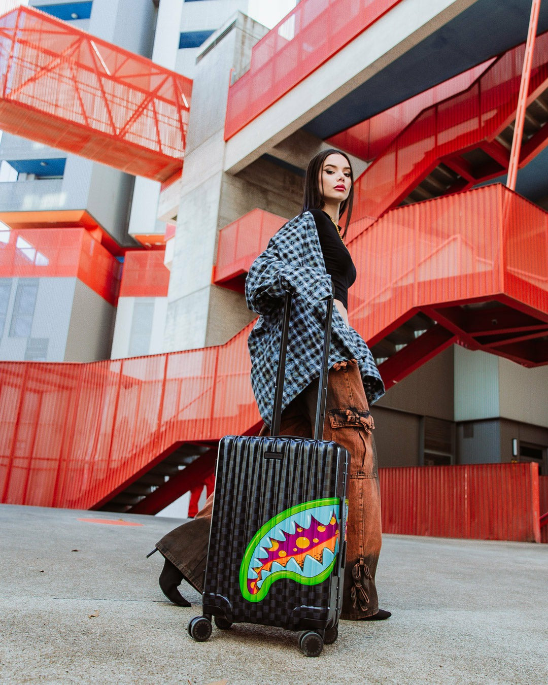 SLIME TAKEOVER HARD SHELL CARRY-ON LUGGAGE | Sprayground Discount