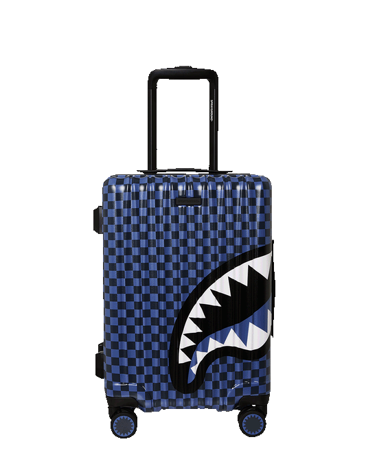 MIDNIGHT MAGIC SHARKS IN PARIS HARD SHELL CARRY-ON LUGGAGE | Sprayground Clearance