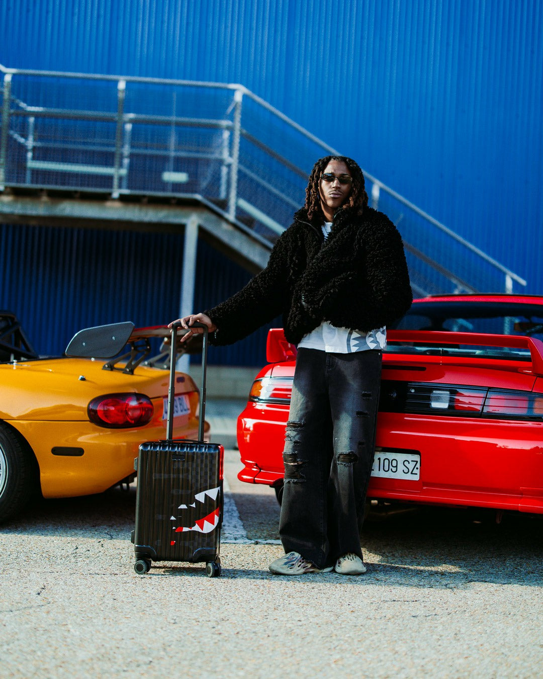 SPEED SHARK SIDE SWIPE HARD SHELL CARRY-ON LUGGAGE | Sprayground Online