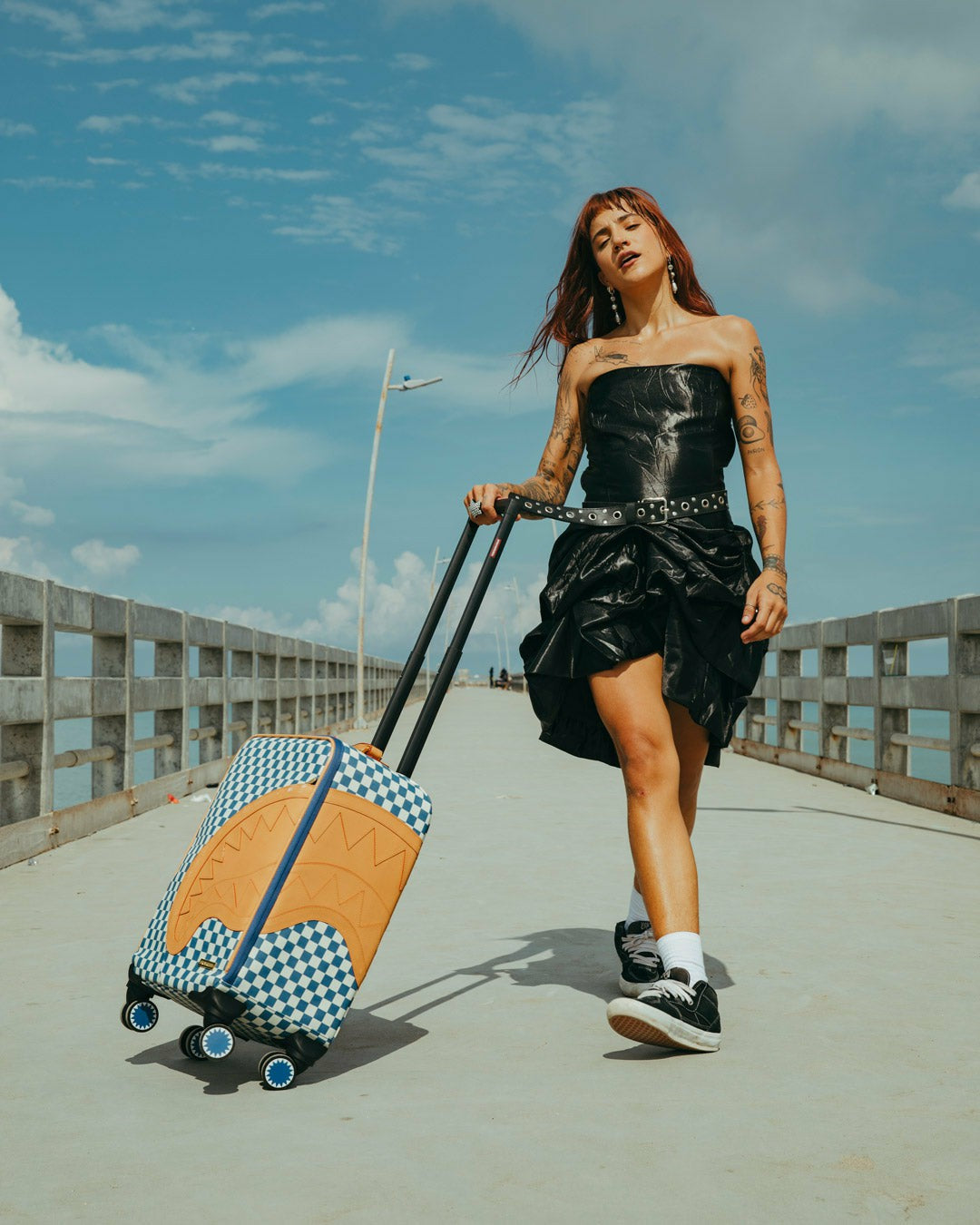 NEW SHARK YACHT CLUB IMPERIAL CARRY-ON LUGGAGE | Sprayground Near Me