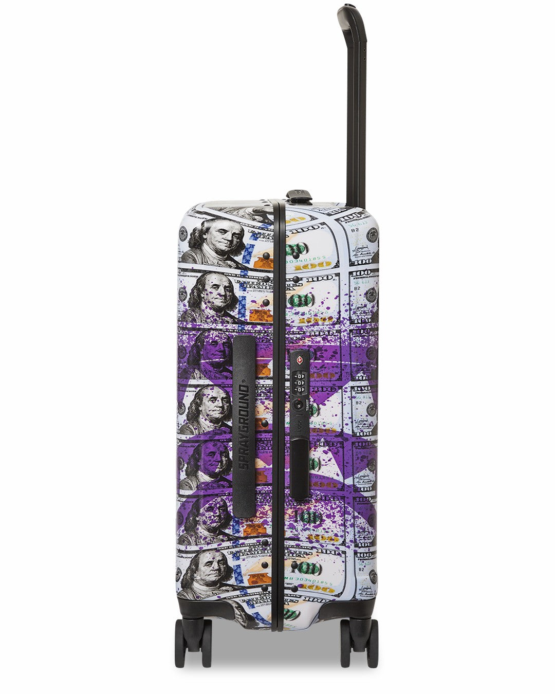BILLIONS IN THE BANK HARD SHELL CARRY-ON LUGGAGE | Sprayground Discount