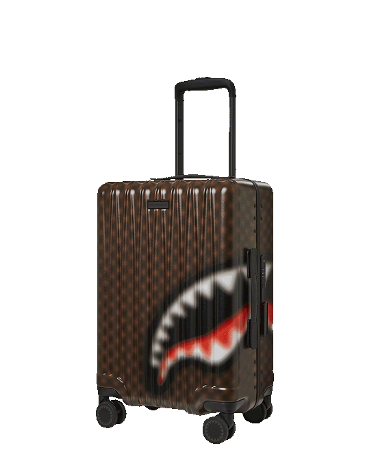 SHARKS IN PARIS BLUR EFFECT CARRY-ON LUGGAGE | Sprayground Clearance