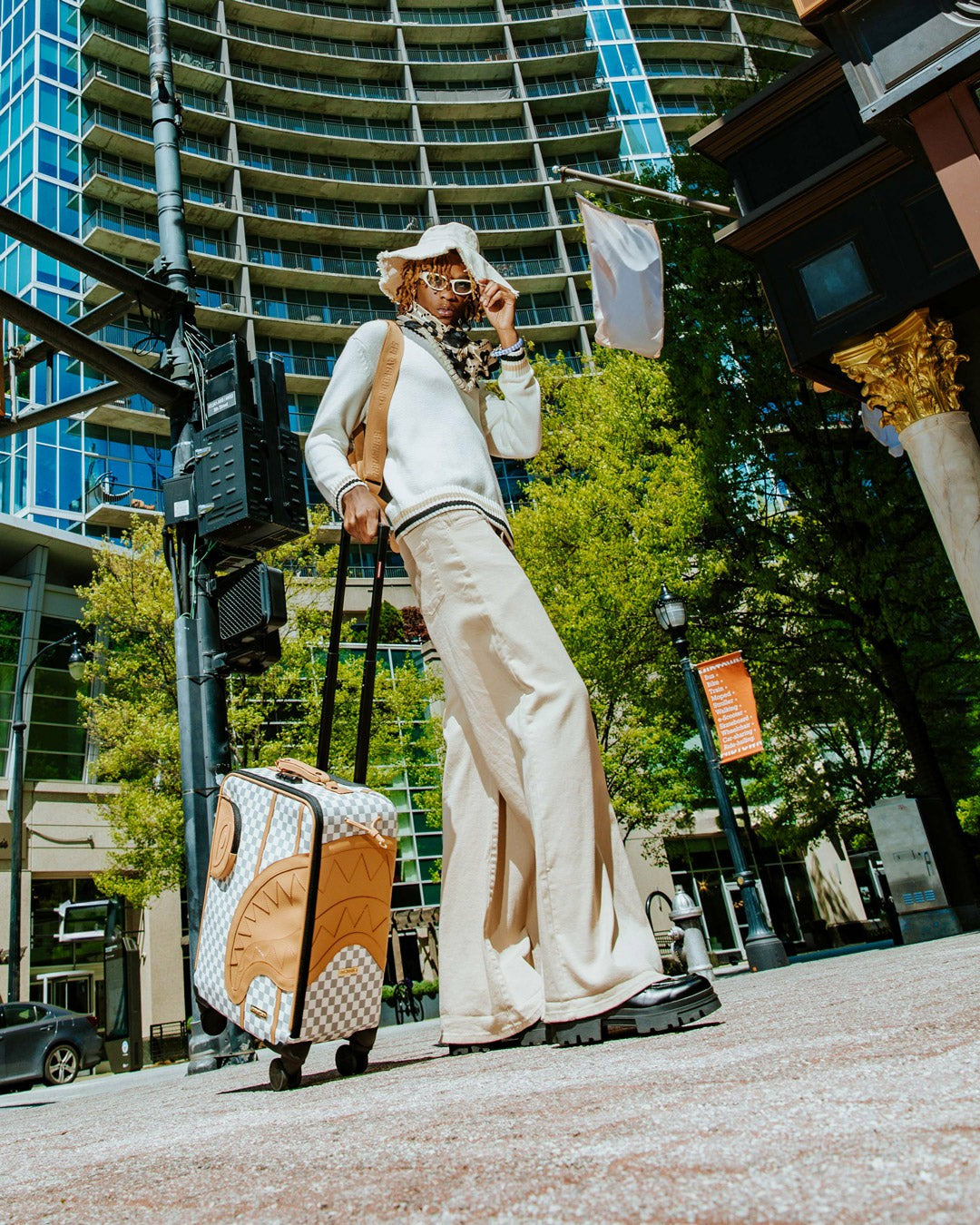 HENNY LATTE SOFT SHELL CARRY-ON LUGGAGE | Sprayground sale