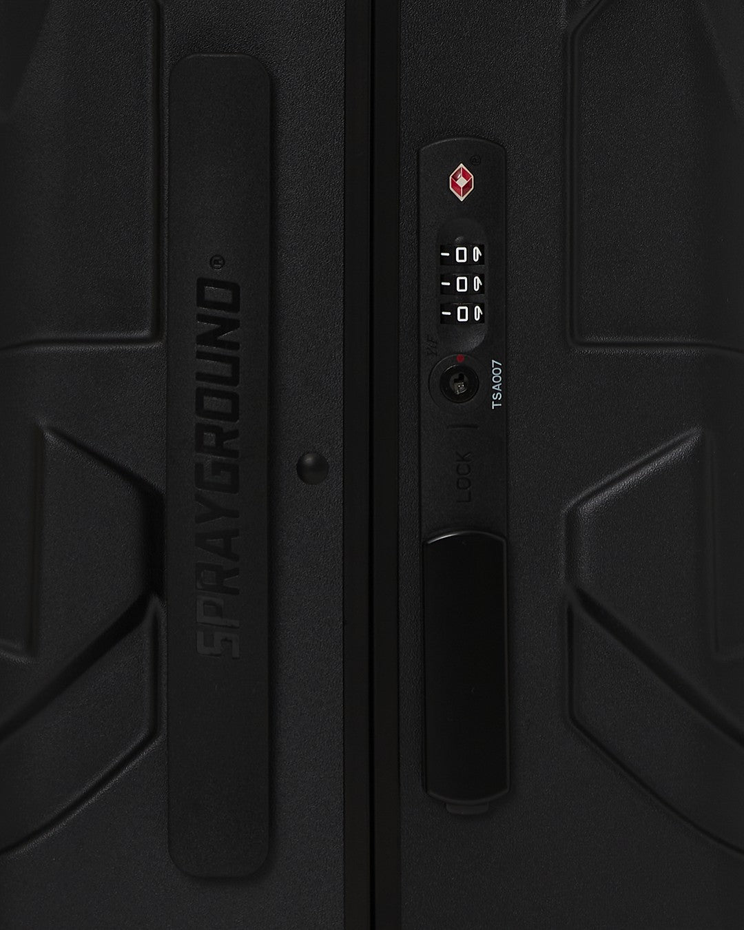 REALITY CHECK SHARKITECTURE CARRY-ON JETBLACK LUGGAGE (GOLD HARDWARE) | Sprayground sale