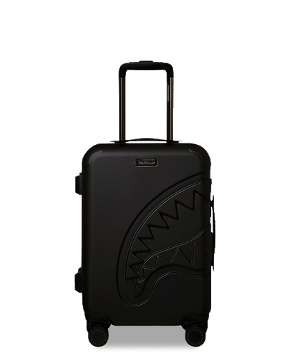 REALITY CHECK SHARKITECTURE CARRY-ON JETBLACK LUGGAGE (GUNMETAL HARDWA | Sprayground US