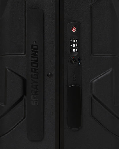 REALITY CHECK SHARKITECTURE CARRY-ON JETBLACK LUGGAGE (GUNMETAL HARDWA | Sprayground US