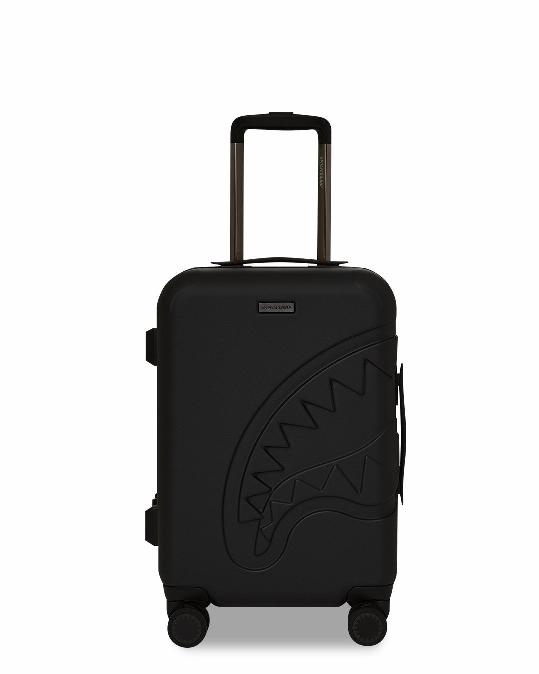 REALITY CHECK SHARKITECTURE CARRY-ON JETBLACK LUGGAGE (GUNMETAL HARDWA | Sprayground US
