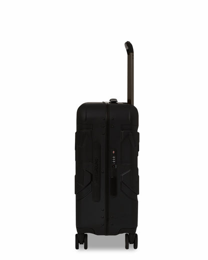 REALITY CHECK SHARKITECTURE CARRY-ON JETBLACK LUGGAGE (GUNMETAL HARDWA | Sprayground US
