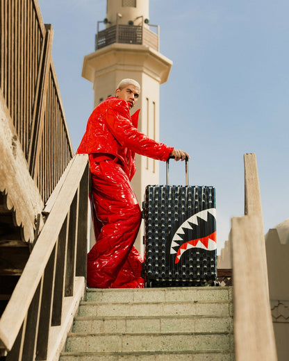 SHARK MOB HIDEOUT FULL-SIZE LUGGAGE | Sprayground for sale