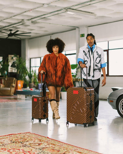 KATANA CHECK BOSS FULL-SIZE LUGGAGE | Sprayground Clearance