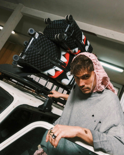 SHARKS IN PARIS HYPER PUFF FULL-SIZE LUGGAGE | Sprayground Near Me