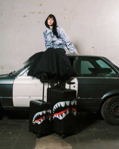 SHARKS IN PARIS HYPER PUFF FULL-SIZE LUGGAGE | Sprayground Near Me