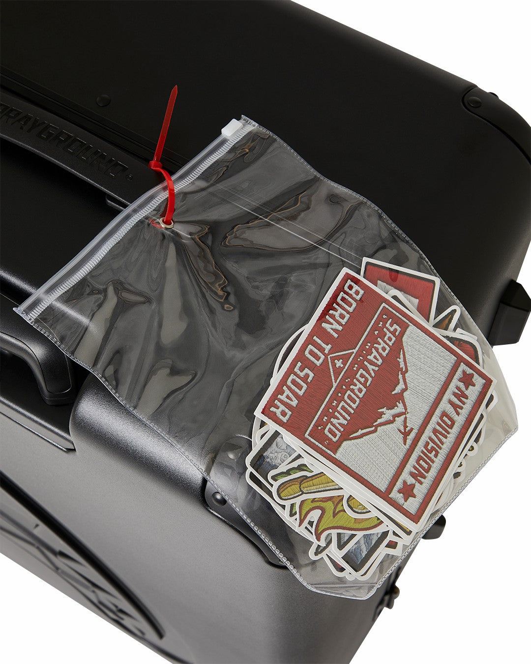 THE JOURNEY BEGINS SHARKITECTURE FULL-SIZE LUGGAGE | Sprayground for sale