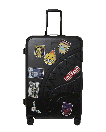 THE JOURNEY BEGINS SHARKITECTURE FULL-SIZE LUGGAGE | Sprayground for sale