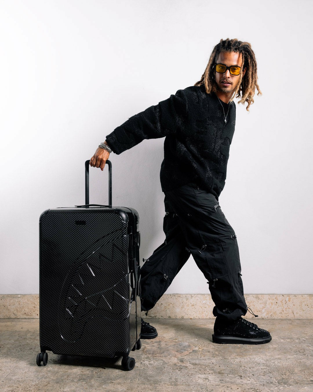 NIGHTFALL SHARKITECTURE FULL-SIZE LUGGAGE | Sprayground Clearance