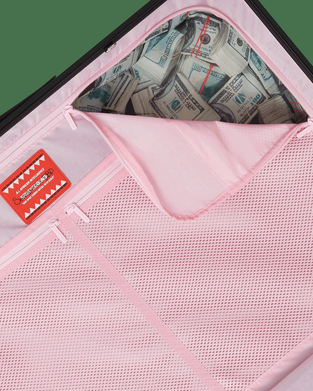 A.I. AFRICAN INTELLIGENCE ELEGANT ENERGY SHARKITECTURE FULL SIZE LUGGA | Sprayground Online