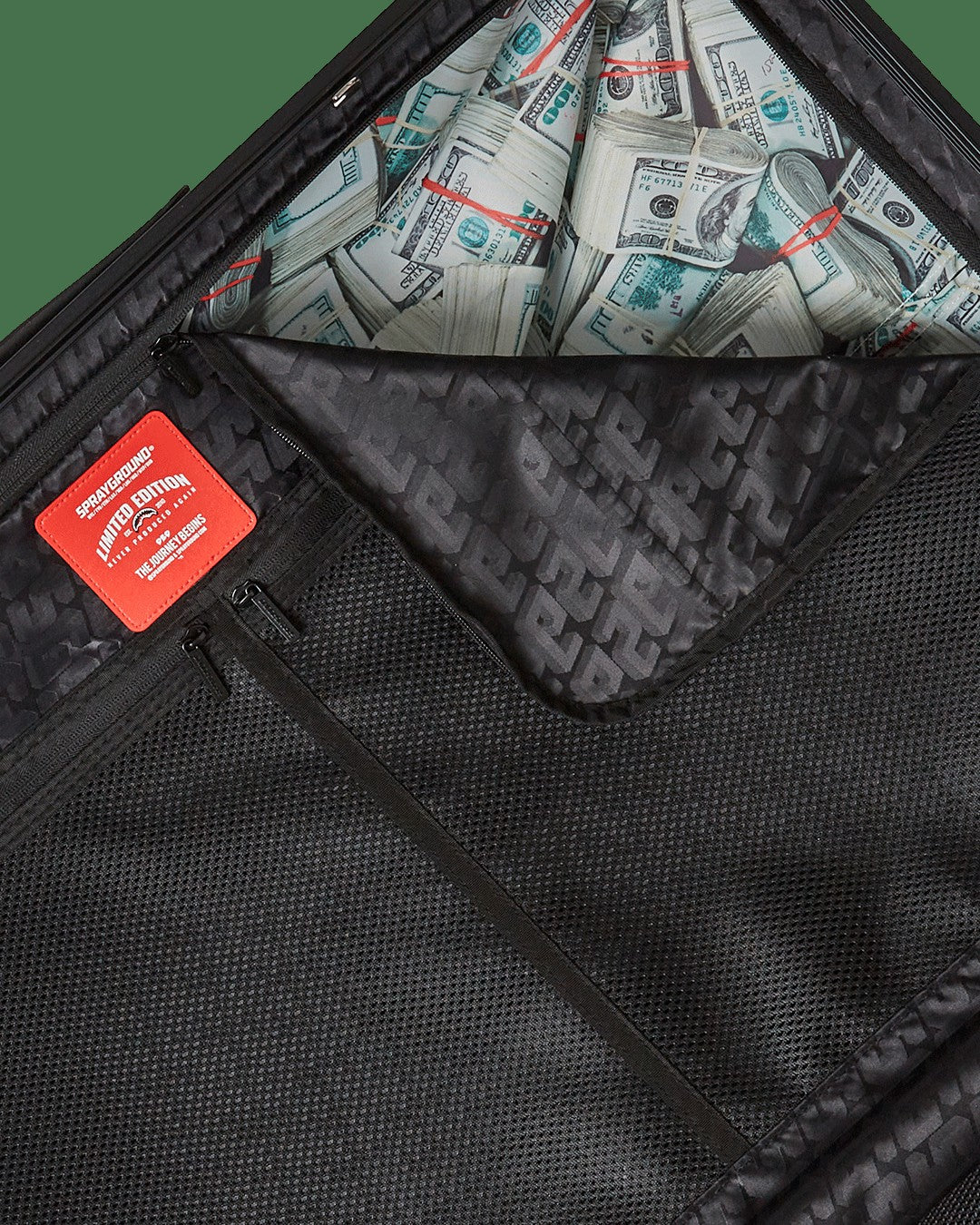 NIGHTSHARKS WORLDWIDE SHARKITECTURE FULL SIZE LUGGAGE | Sprayground Discount