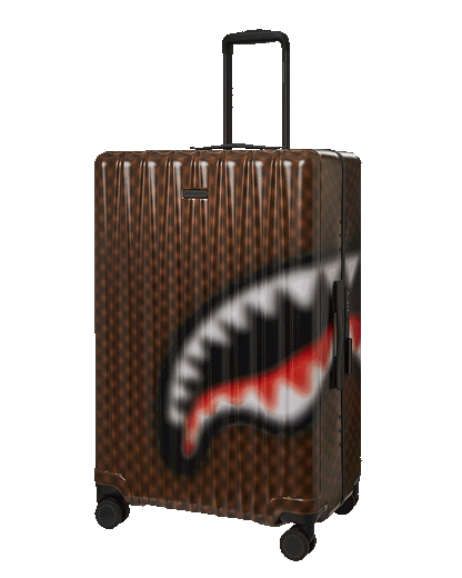 SHARKS IN PARIS BLUR EFFECT FULL SIZE LUGGAGE | Sprayground for sale