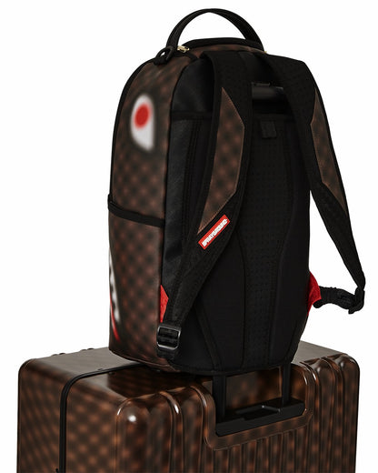SHARKS IN PARIS BLUR EFFECT FULL SIZE LUGGAGE | Sprayground for sale