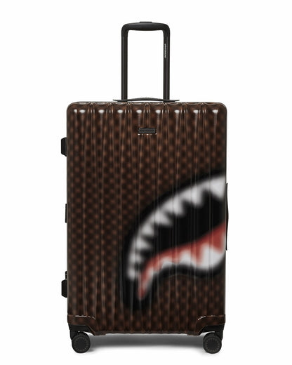 SHARKS IN PARIS BLUR EFFECT FULL SIZE LUGGAGE | Sprayground for sale