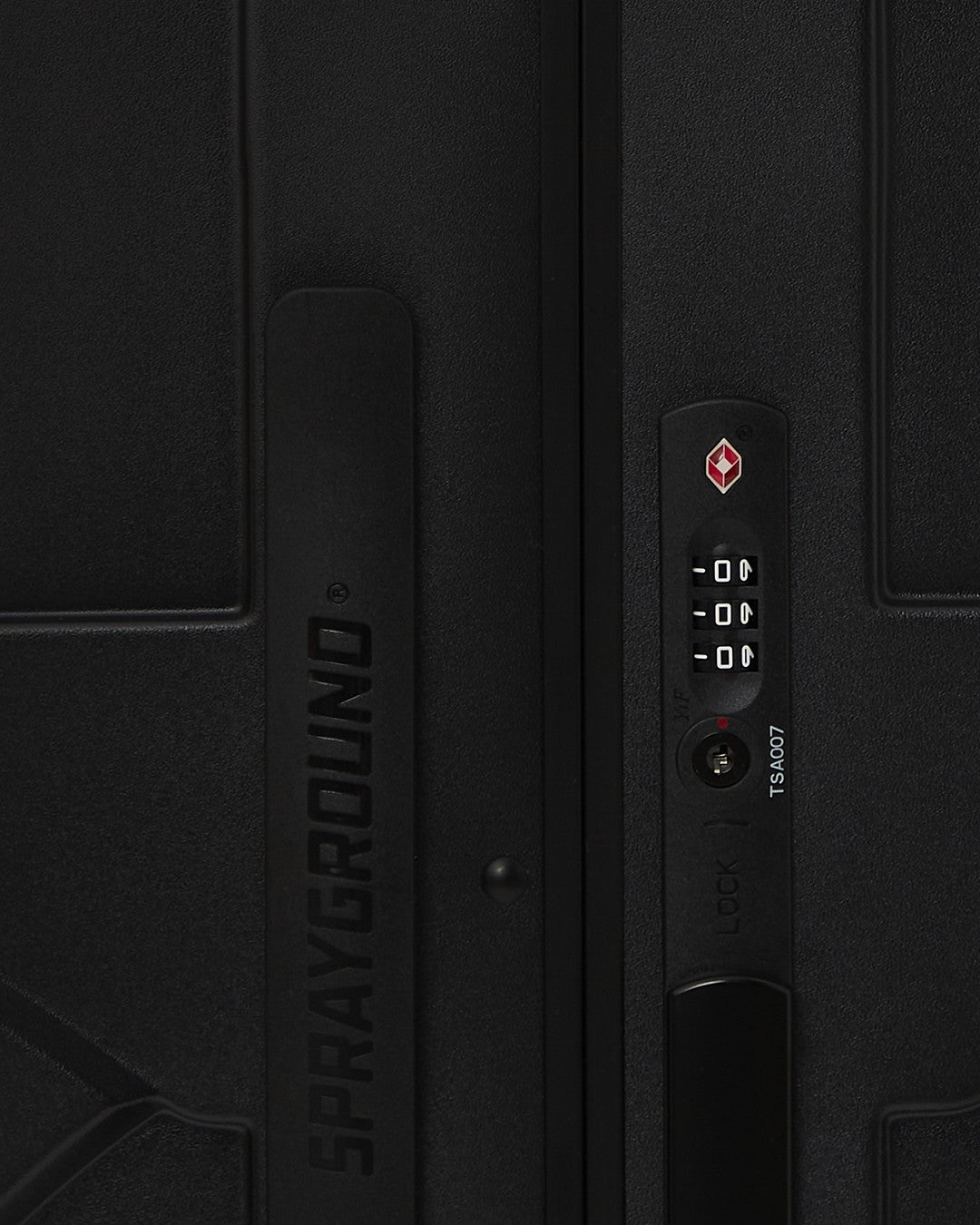 REALITY CHECK SHARKITECTURE FULL-SIZE JETBLACK LUGGAGE (GOLD HARDWARE) | Sprayground Online