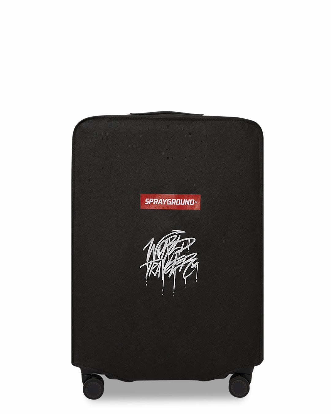 REALITY CHECK SHARKITECTURE FULL-SIZE JETBLACK LUGGAGE (GOLD HARDWARE) | Sprayground Online