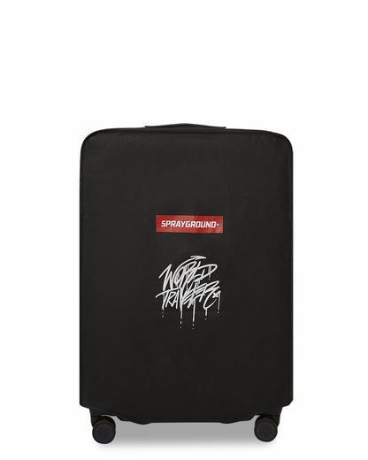 REALITY CHECK SHARKITECTURE FULL-SIZE JETBLACK LUGGAGE (GOLD HARDWARE) | Sprayground Online