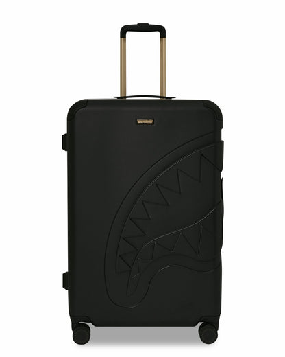 REALITY CHECK SHARKITECTURE FULL-SIZE JETBLACK LUGGAGE (GOLD HARDWARE) | Sprayground Online