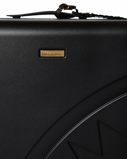 REALITY CHECK SHARKITECTURE FULL-SIZE JETBLACK LUGGAGE (GOLD HARDWARE) | Sprayground Online